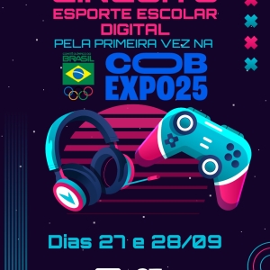Circuito Esporte Escolar Digital no COBExpo une E-games e Esporte Convencional